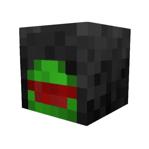 BoppoKermit Minecraft avatar head, 3D render