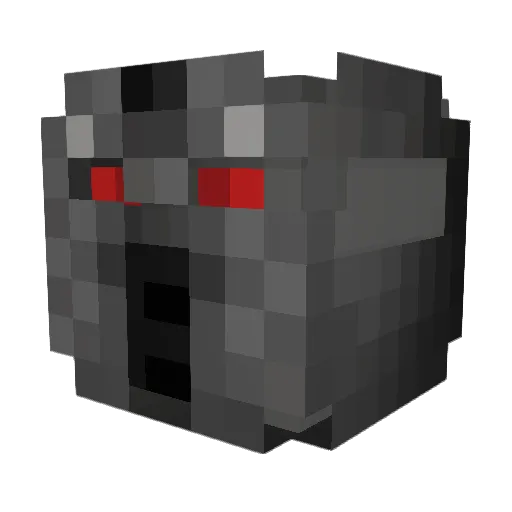 Bopreem Minecraft avatar head, 3D render