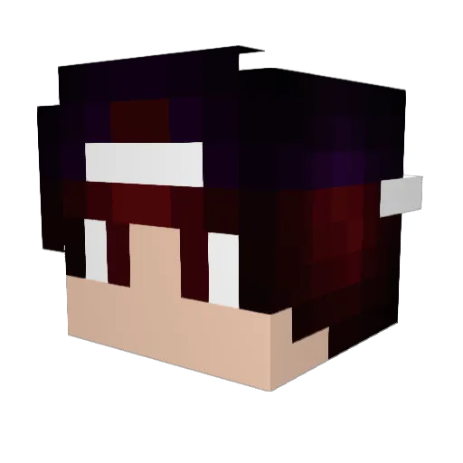BorPlayPts Minecraft avatar head, 3D render