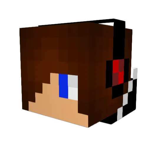BoracicCross65 Minecraft avatar head, 3D render