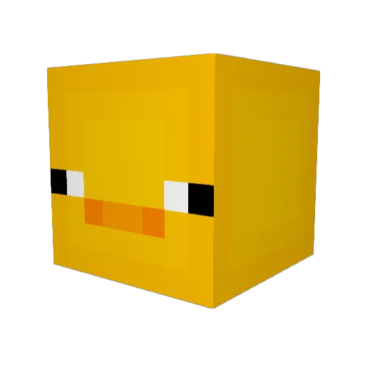 Boran3 Minecraft avatar head, 3D render