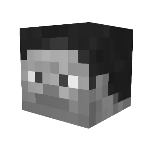 Borciu5g Minecraft avatar head, 3D render