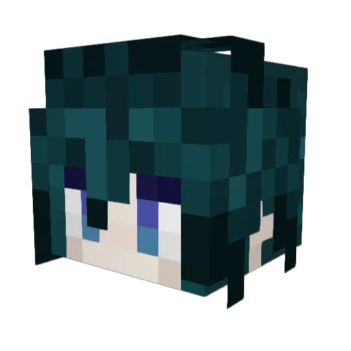 BorderOfBordom Minecraft avatar head, 3D render
