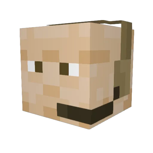 Border_Czar Minecraft avatar head, 3D render