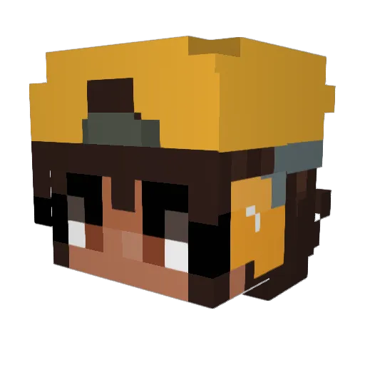 Borealis__ Minecraft avatar head, 3D render