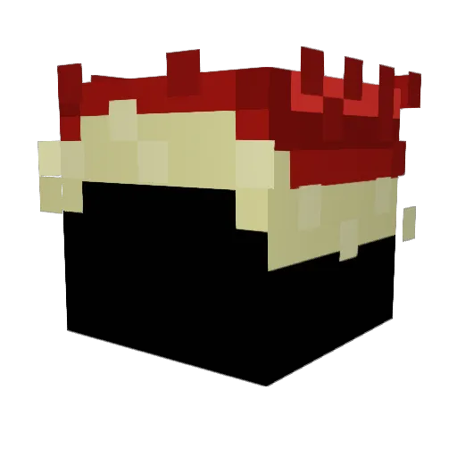 Bored2727 Minecraft avatar head, 3D render