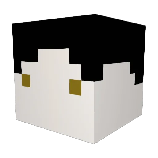 BoredBlueJay Minecraft avatar head, 3D render