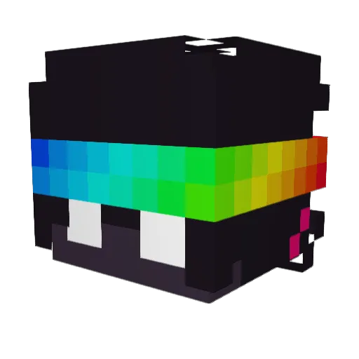 BoredCrawdad997 Minecraft avatar head, 3D render