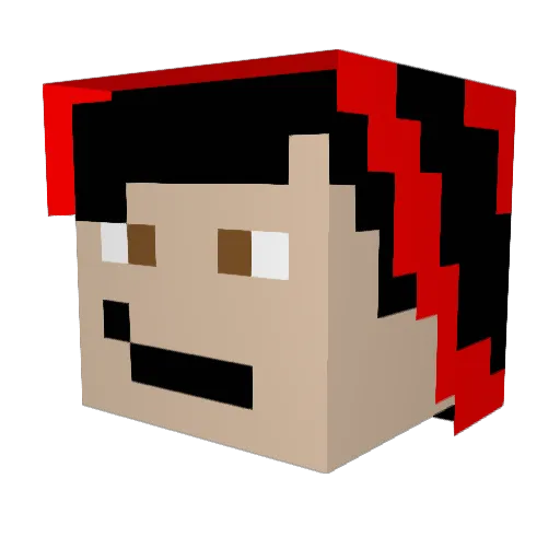 BoredEgis Minecraft avatar head, 3D render