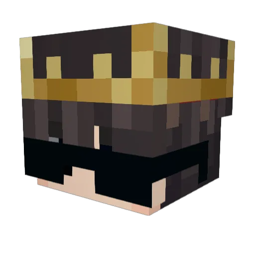 BoredManz Minecraft avatar head, 3D render