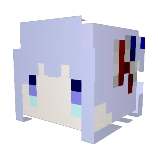 Bored_Bro Minecraft avatar head, 3D render
