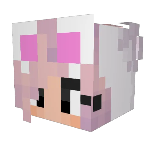 BoredomKingdom Minecraft avatar head, 3D render