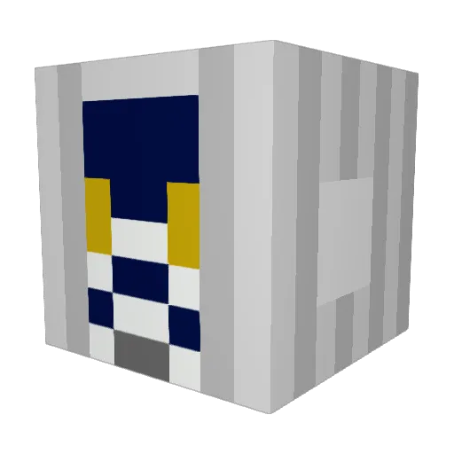 Boreedom Minecraft avatar head, 3D render