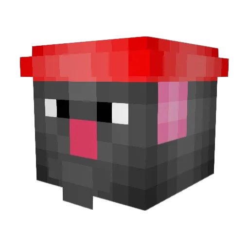 Borgar3 Minecraft avatar head, 3D render
