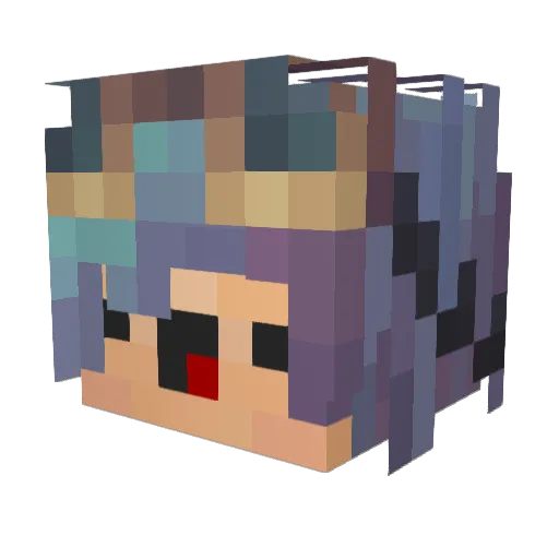 Borgir273 Minecraft avatar head, 3D render