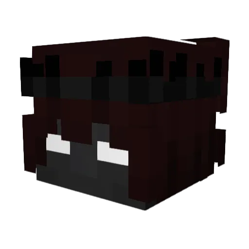 BorgoBrakkel Minecraft avatar head, 3D render