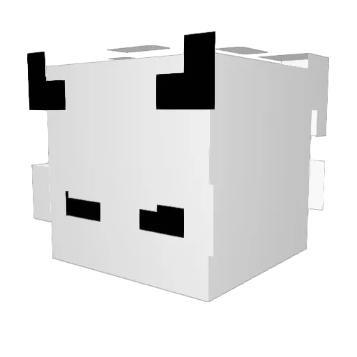 Boring044 Minecraft avatar head, 3D render