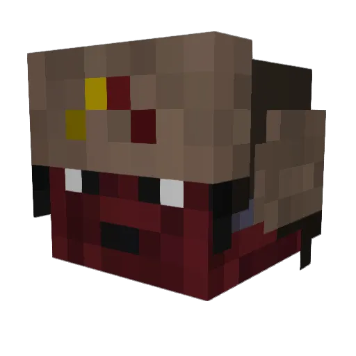 Borinskiy_2129 Minecraft avatar head, 3D render