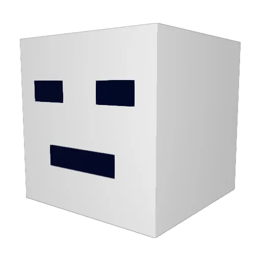 Boris875 Minecraft avatar head, 3D render