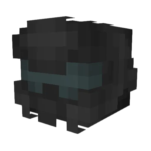 Boris9A Minecraft avatar head, 3D render