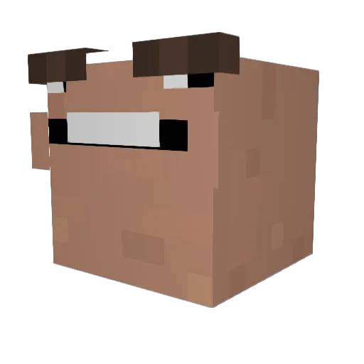 BorisBoschJr Minecraft avatar head, 3D render
