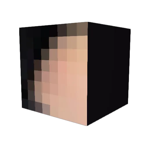 BorisPistorius Minecraft avatar head, 3D render