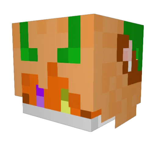 Boris_Ashka Minecraft avatar head, 3D render