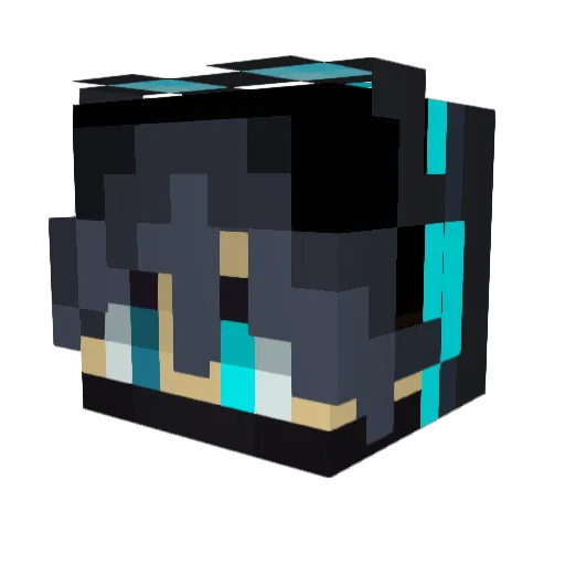 Borisov06 Minecraft avatar head, 3D render