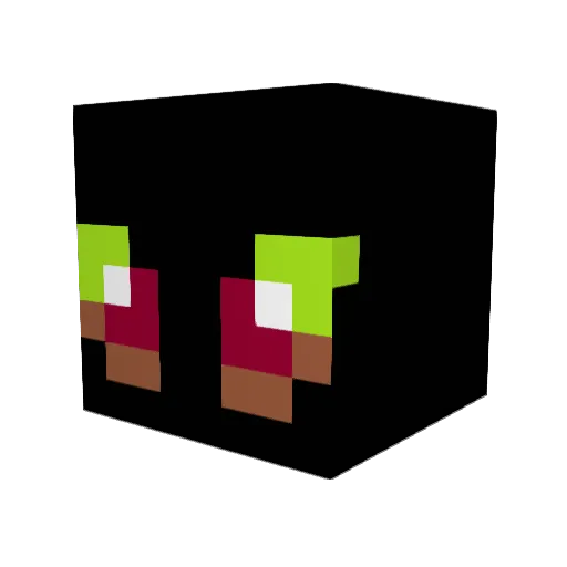 BornTight Minecraft avatar head, 3D render