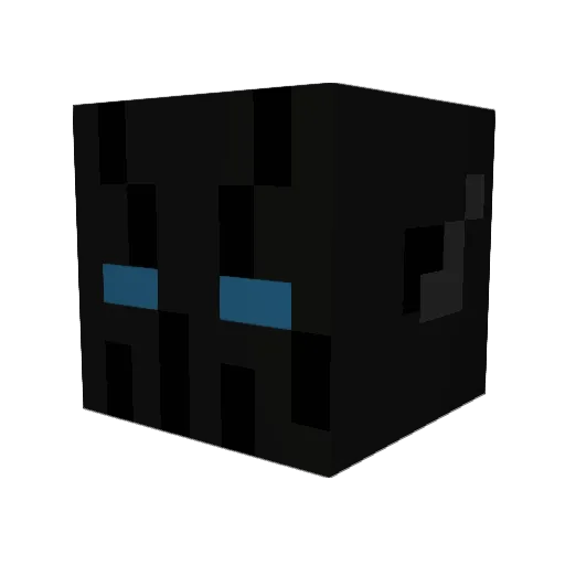 BornToDarkness Minecraft avatar head, 3D render