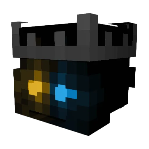 Borni100 Minecraft avatar head, 3D render