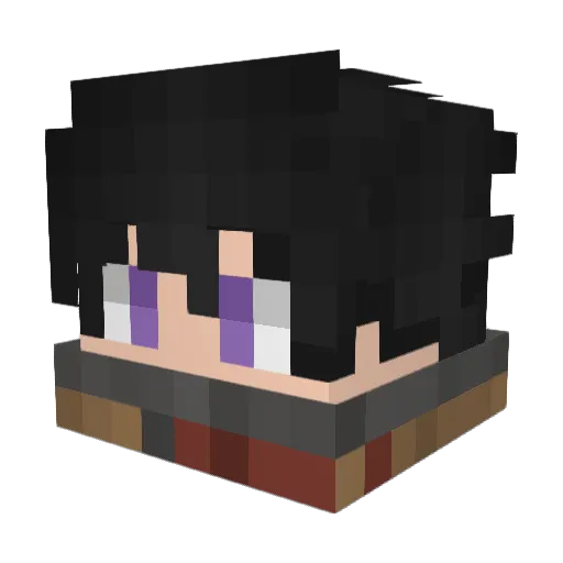 Boro631 Minecraft avatar head, 3D render