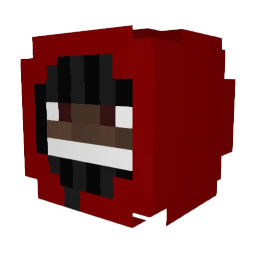 Boros33 Minecraft avatar head, 3D render