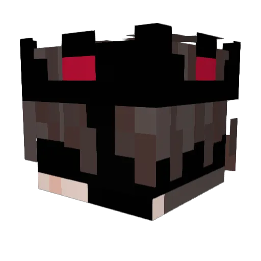 Boroxy7 Minecraft avatar head, 3D render