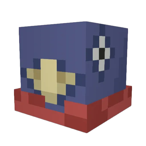Borris_B Minecraft avatar head, 3D render
