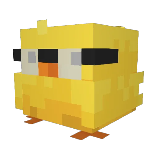 Borrkowsky Minecraft avatar head, 3D render
