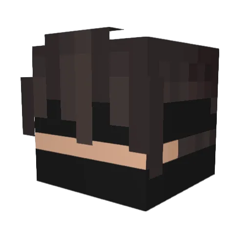 Bortizch Minecraft avatar head, 3D render