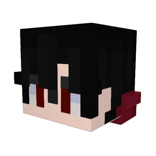 Borushiki31 Minecraft avatar head, 3D render