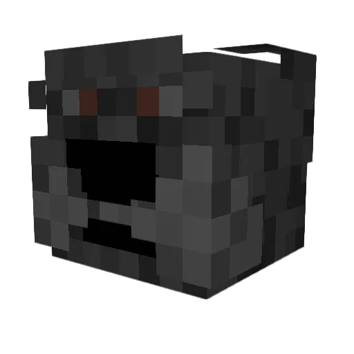 BoryaHvH Minecraft avatar head, 3D render