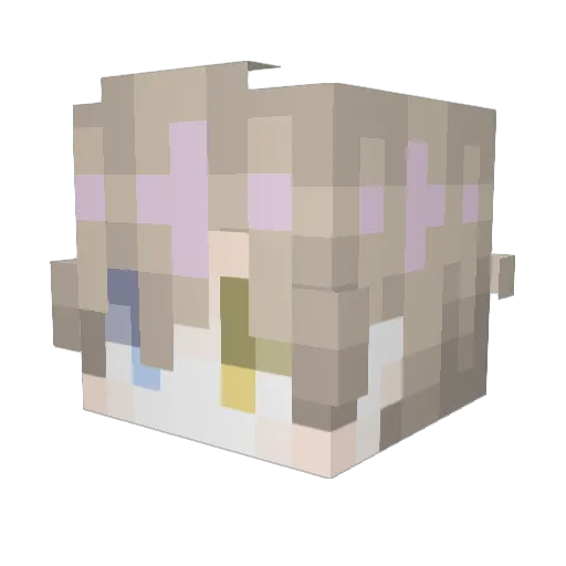 BorynGabre Minecraft avatar head, 3D render