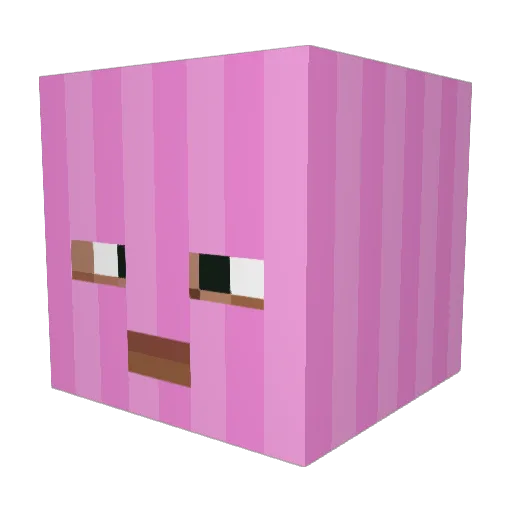 Borys2115 Minecraft avatar head, 3D render