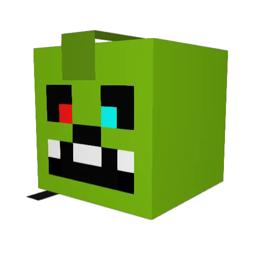 Borys_666 Minecraft avatar head, 3D render