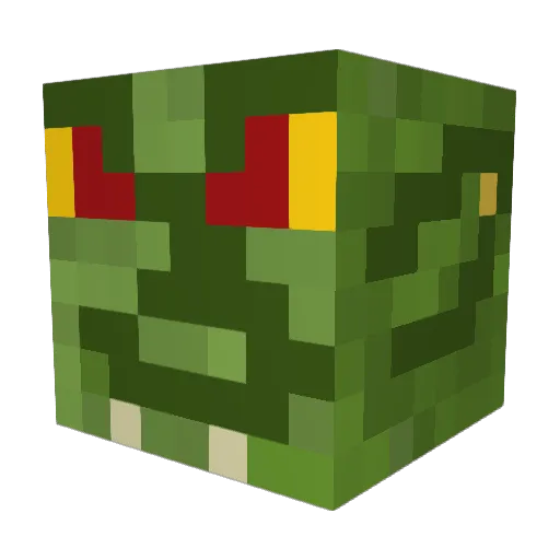 BorzoiBoogers Minecraft avatar head, 3D render