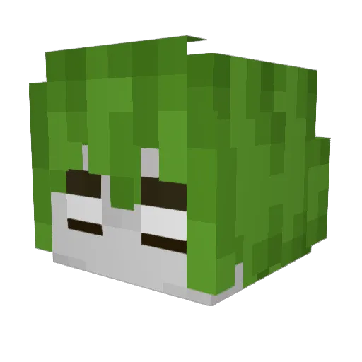 BosFimozParLekir Minecraft avatar head, 3D render