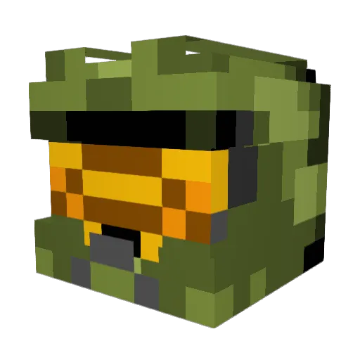 Boscorr Minecraft avatar head, 3D render