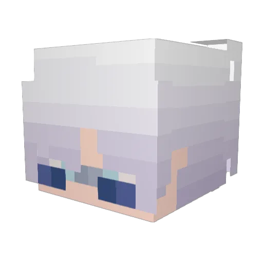 Boscrack13 Minecraft avatar head, 3D render