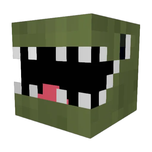 Bosh_RL Minecraft avatar head, 3D render