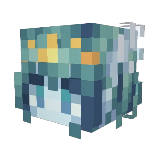Boshow1000 Minecraft avatar head, 3D render