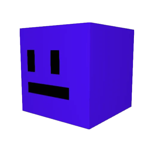 Boshy_Boy Minecraft avatar head, 3D render