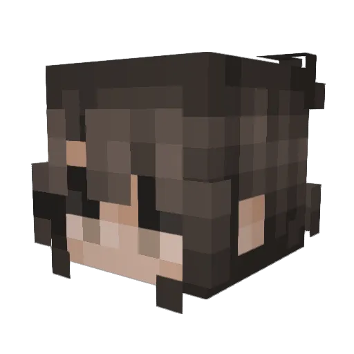 BosieBowones Minecraft avatar head, 3D render
